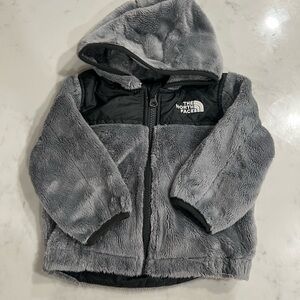 Baby northface fleece with hood. Size 6-12 months.